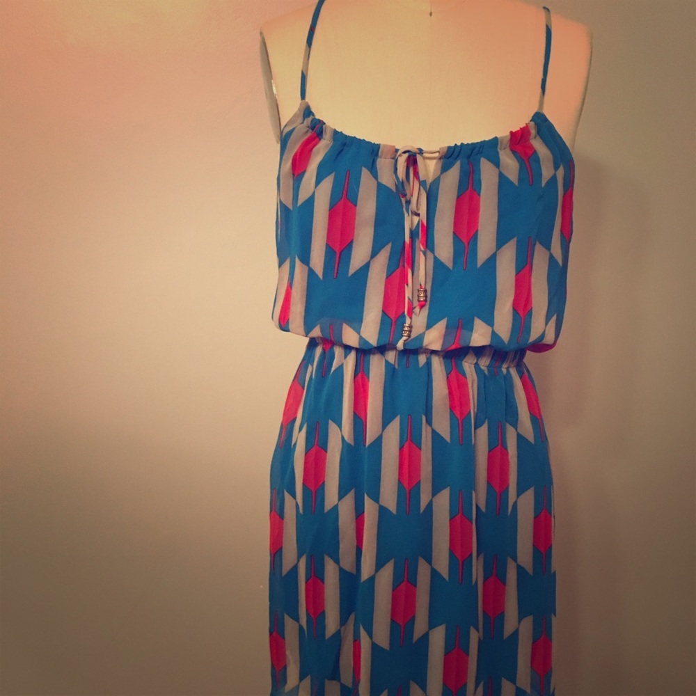 Geo print dress